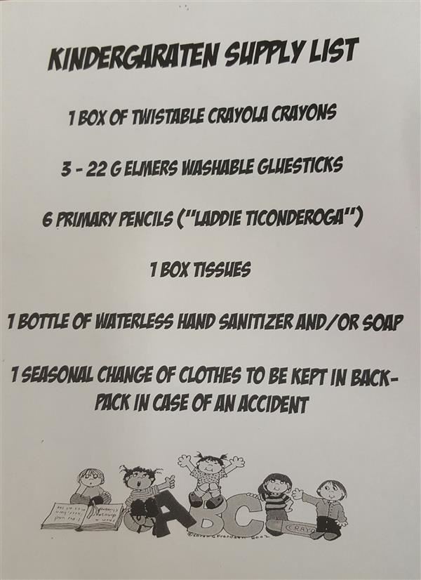 supply list